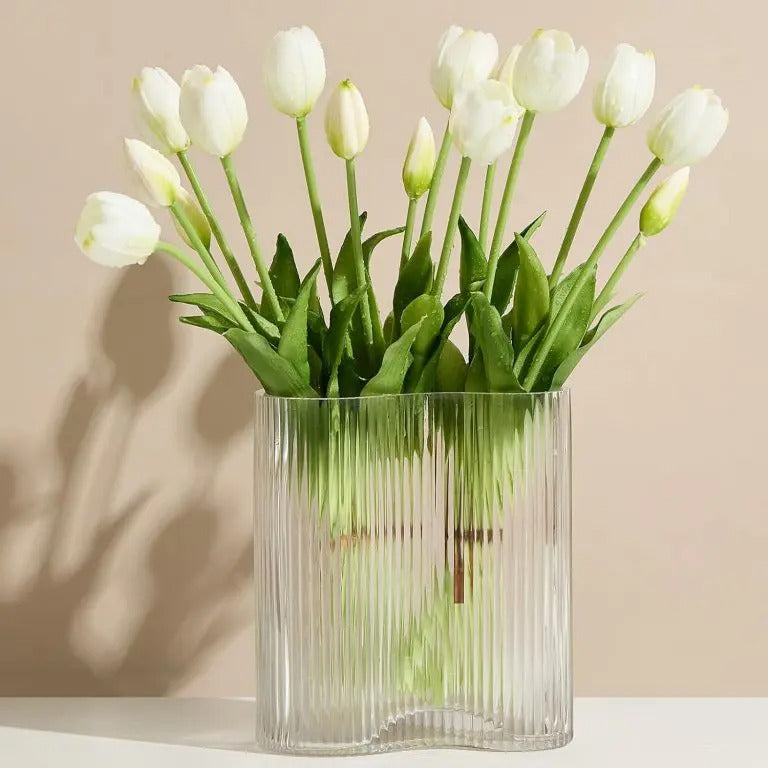 Everbloom Tulipaner – Real Touch naturtro kunstige tulipaner med realistisk tekstur