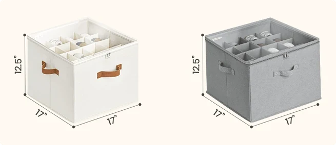 Oppbevaringsboks med 12 rom