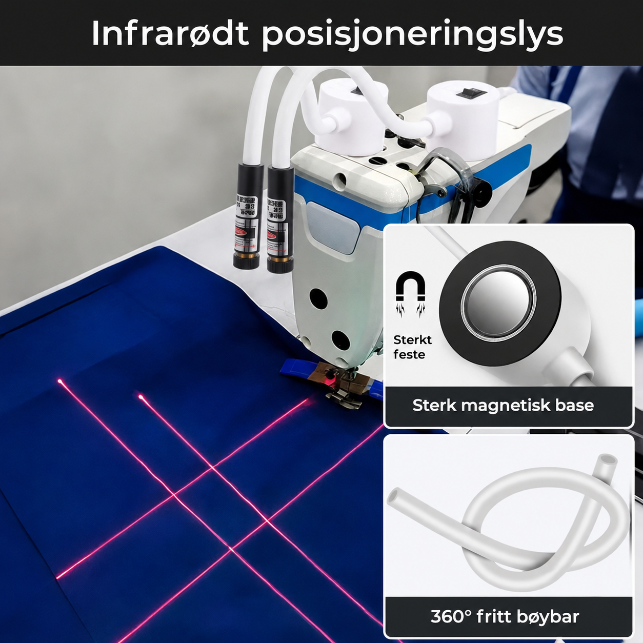 StitchLaser™ – Presisjonsguide for symaskiner