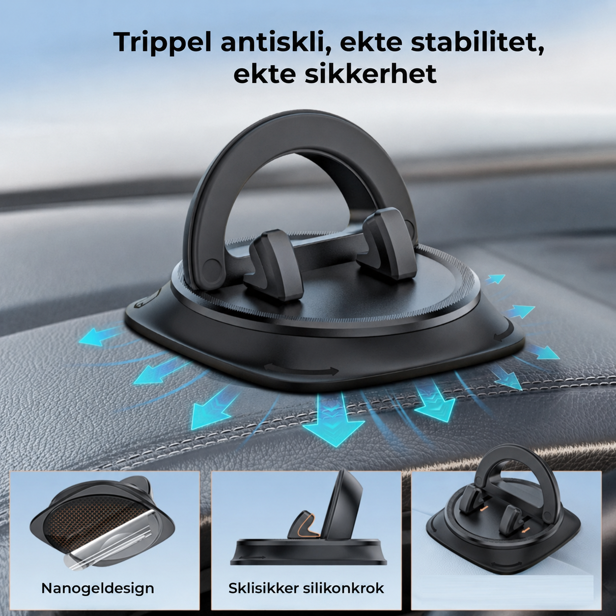 360° bil-logo telefonholder