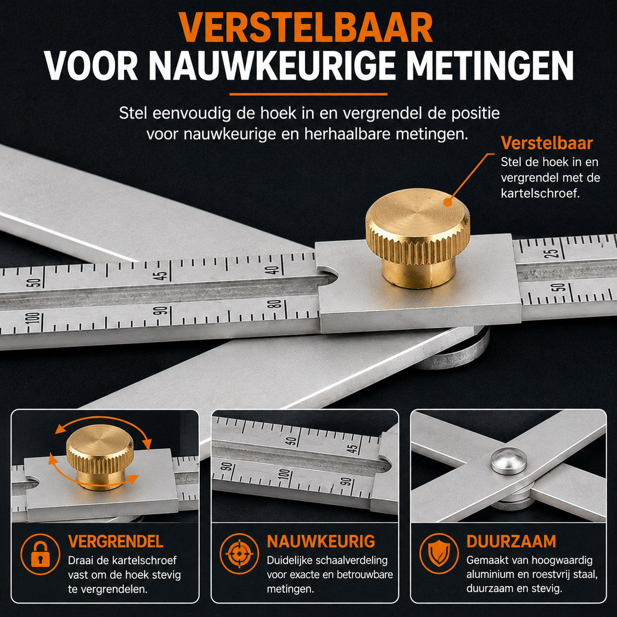 PrecisionRuler Profesjonell Presisjonslinjal