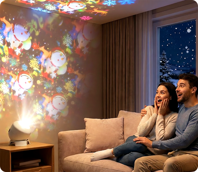 Dynamisk Roterende LED-Projektor