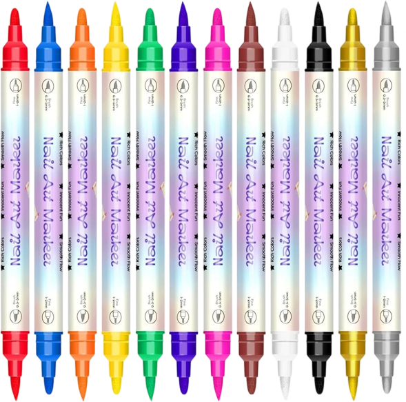 Tosidig Neglekunst Pennsett