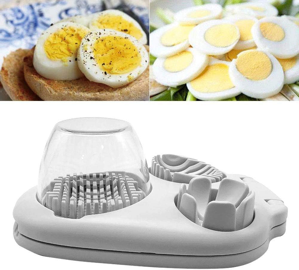3-i-1 eggdeler – Å skjære grønnsaker, frukt og egg har aldri vært så enkelt