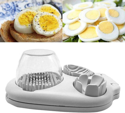 3-i-1 eggdeler – Å skjære grønnsaker, frukt og egg har aldri vært så enkelt