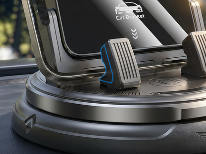 Roterbar telefonholder for dashbord