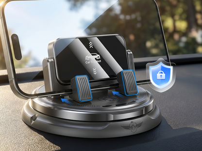 Roterbar telefonholder for dashbord