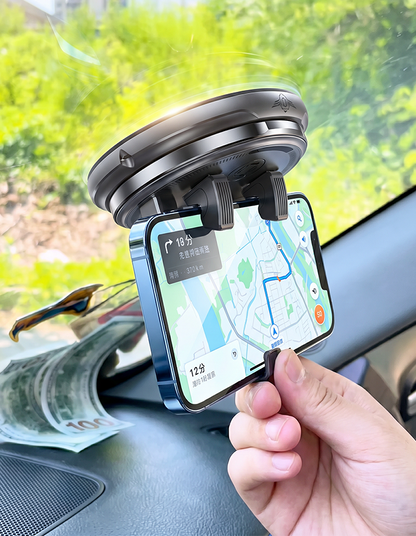 Roterbar telefonholder for dashbord