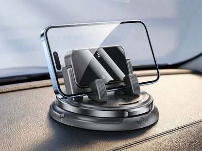 Roterbar telefonholder for dashbord