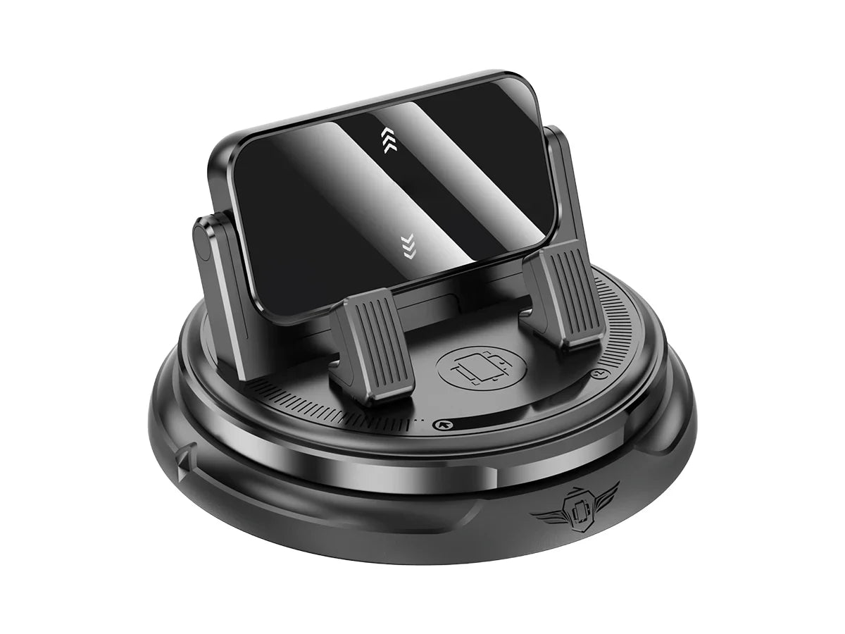 Roterbar telefonholder for dashbord