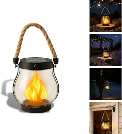 Solcelledrevet flammelykt