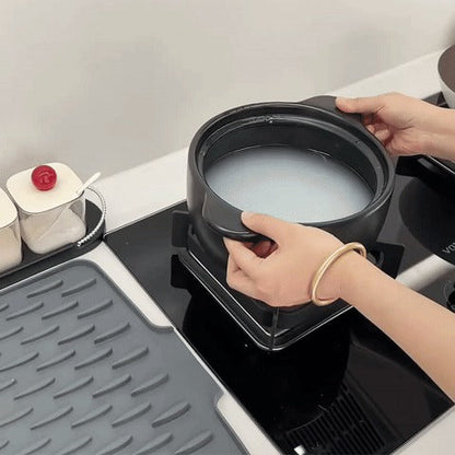 Multifunksjonell silikonmatte for tørking og varmebeskyttelse: 1+1 GRATIS