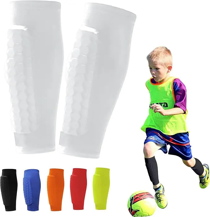ProShield - Fotballbeskyttelse – Kompresjonssok med bikakeskjerming for tryggere og smidigere spill