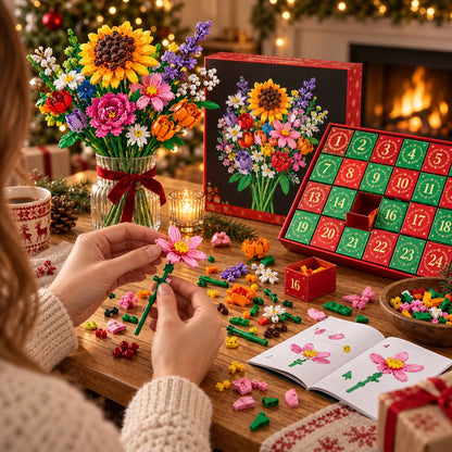 Blomsterbukett Adventskalender – Lag din egen magiske bukett til jul