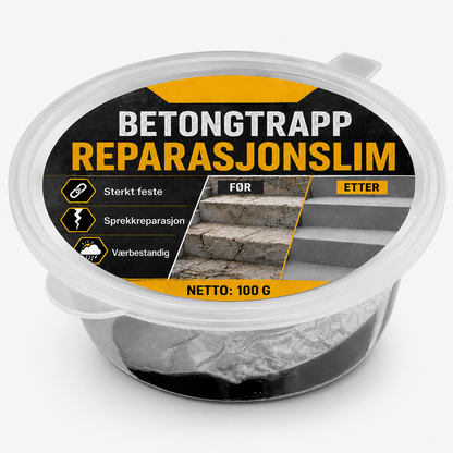 Betonglim for trappereparasjon – Perfekt for trapper, innkjørsler og terrasser