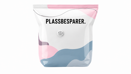 3D vakuumoppbevaringsposer uten pumpe