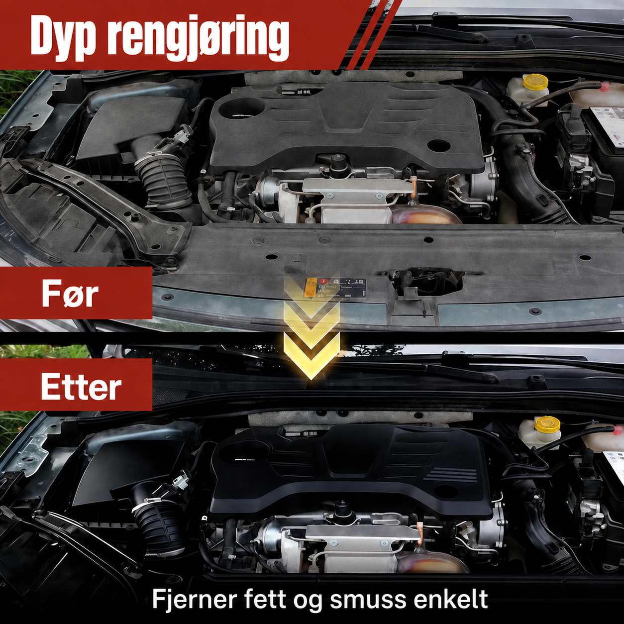 Motor-rengjøringsspray