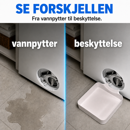 Lekkasjebrett for vaskemaskinen