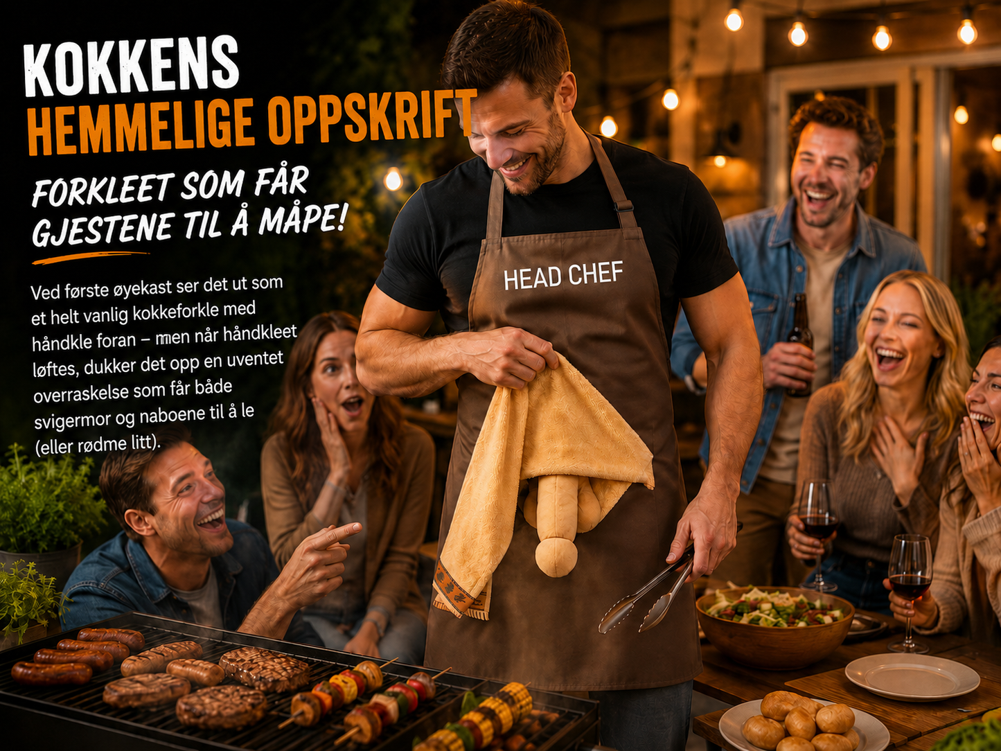 Kokkens hemmelige oppskrift – forkleet som vil imponere gjestene dine!