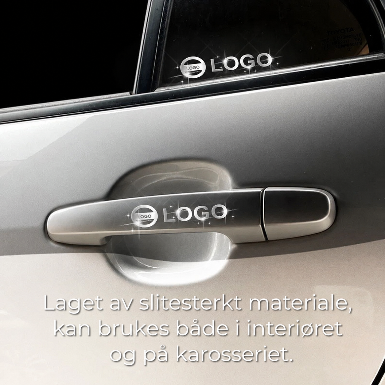 Luksuriøse metalliske bilklistremerker