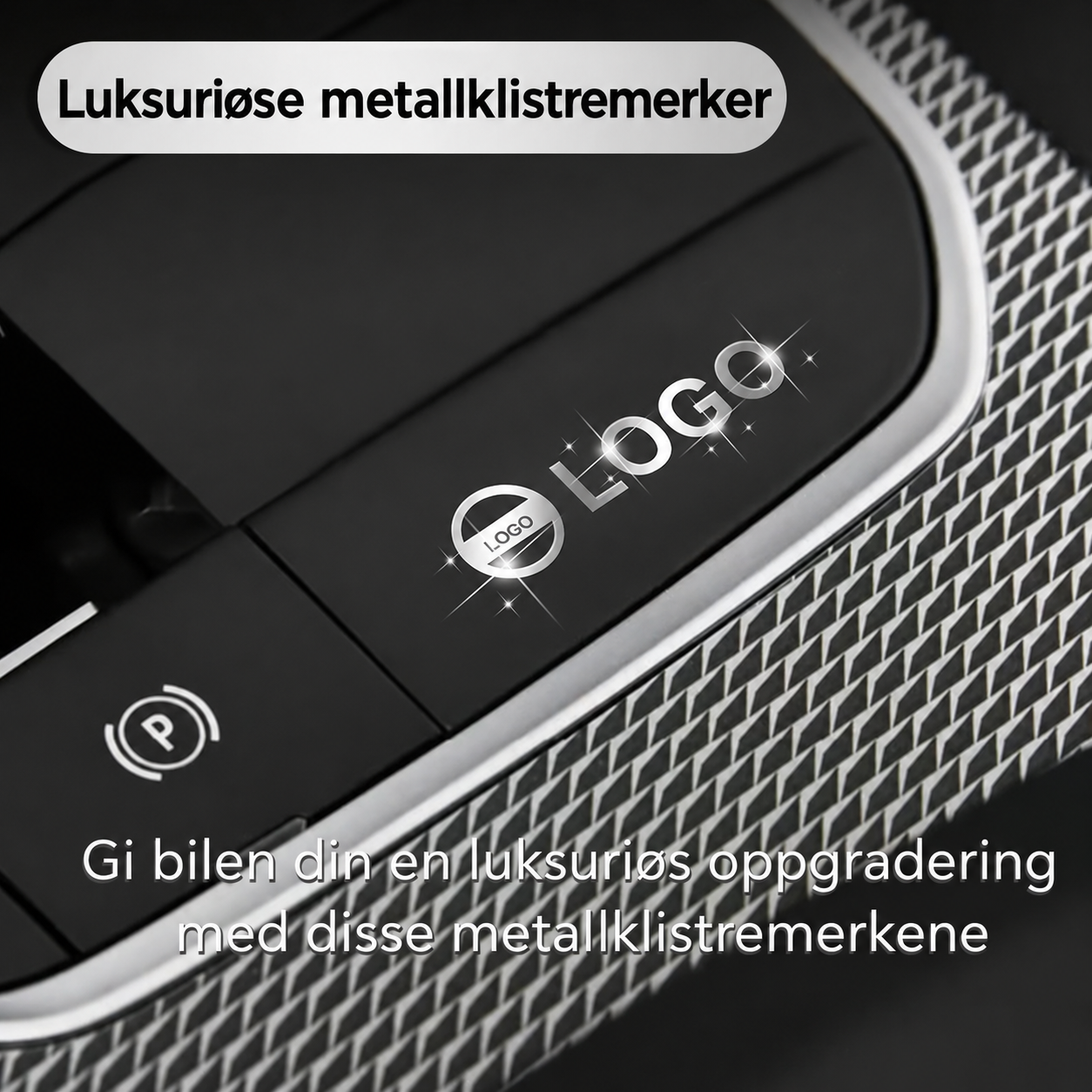 Luksuriøse metalliske bilklistremerker