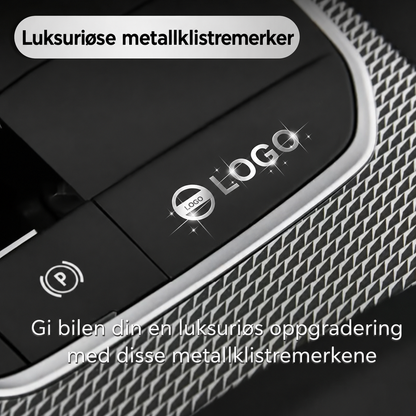 Luksuriøse metalliske bilklistremerker