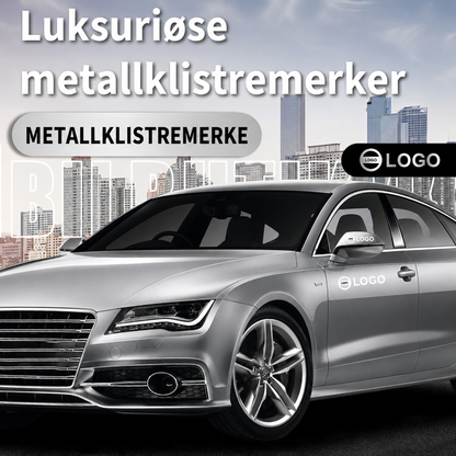 Luksuriøse metalliske bilklistremerker