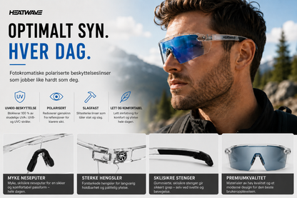 Solbriller med adaptive linser