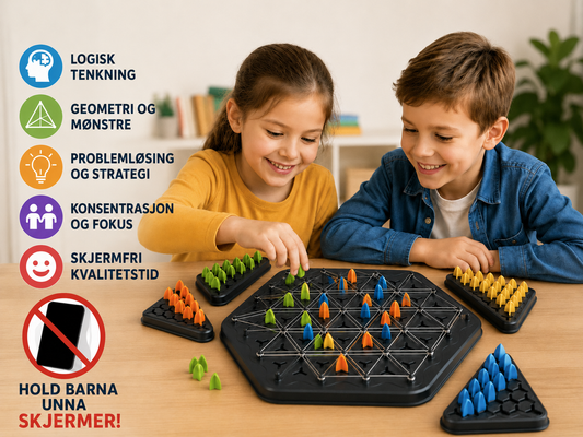 Trekantjakt: brettspillet som trener logikk og geometri