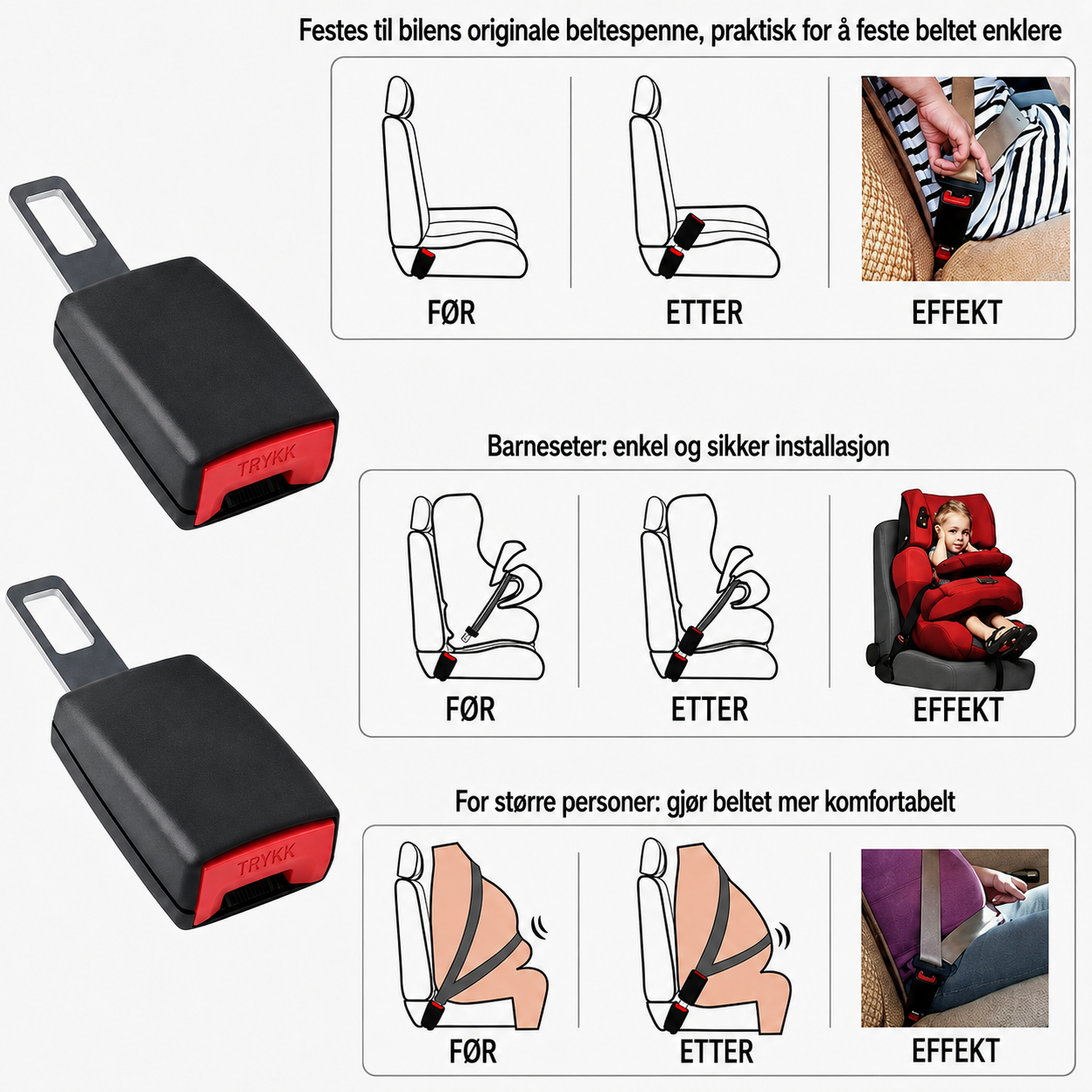 Bilbelteforlenger