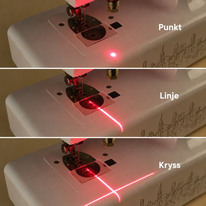 StitchLaser™ – Presisjonsguide for symaskiner
