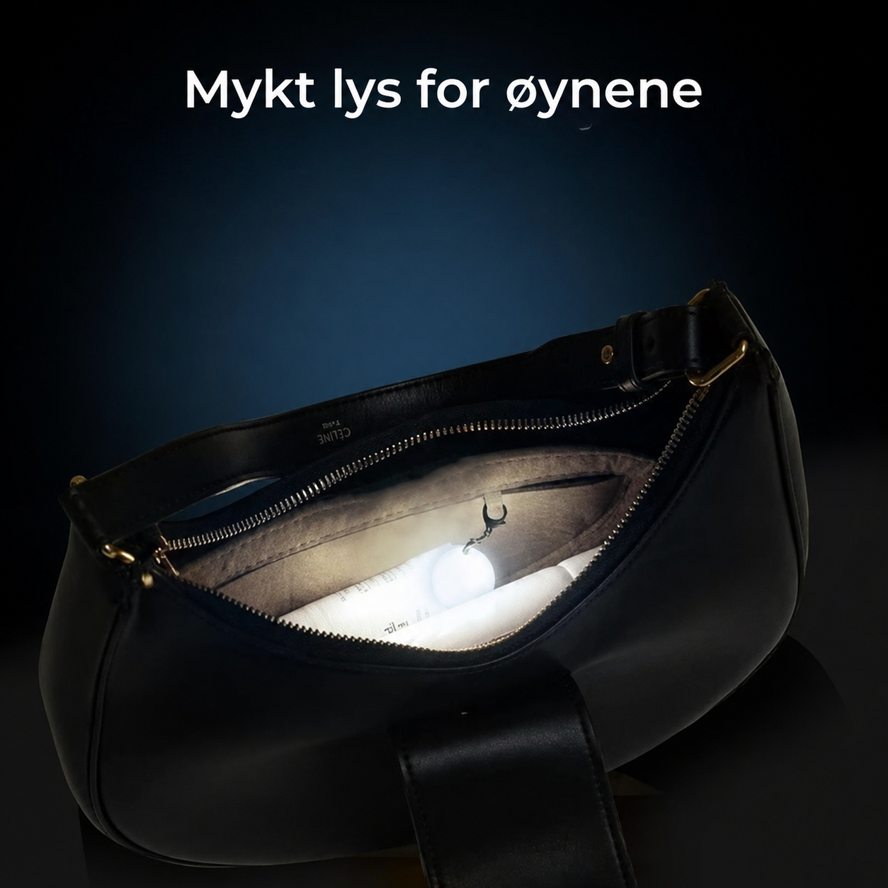 Lysende anheng med berøringssensor