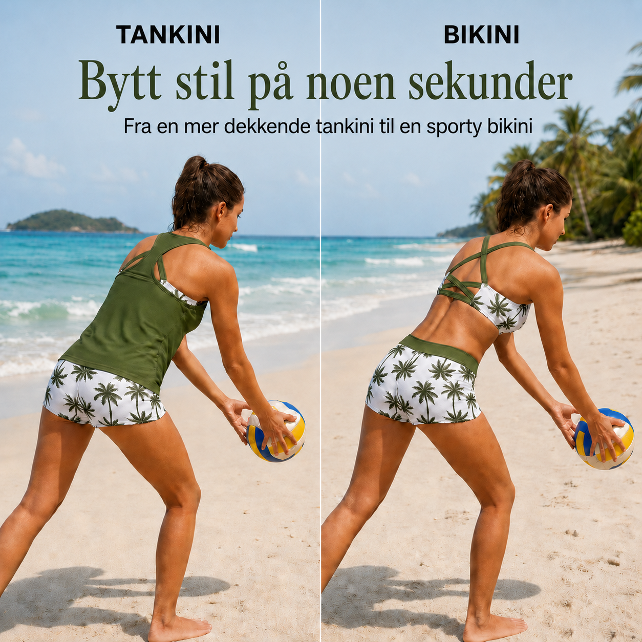 Aktiv sommer-tankini