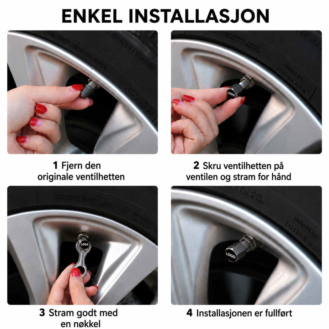 Luksuriøs Ventilhett med Billogo
