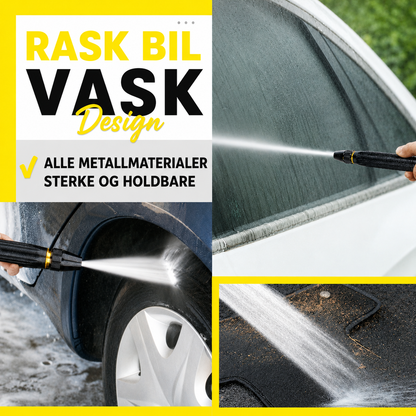 Forbedret høytrykkspyler for bilvask