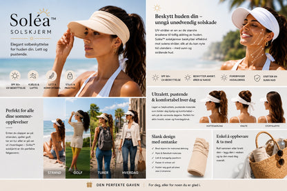 Soléa solskjerm – Elegant solbeskyttelse for hud og hår, for komfortable sommerdager