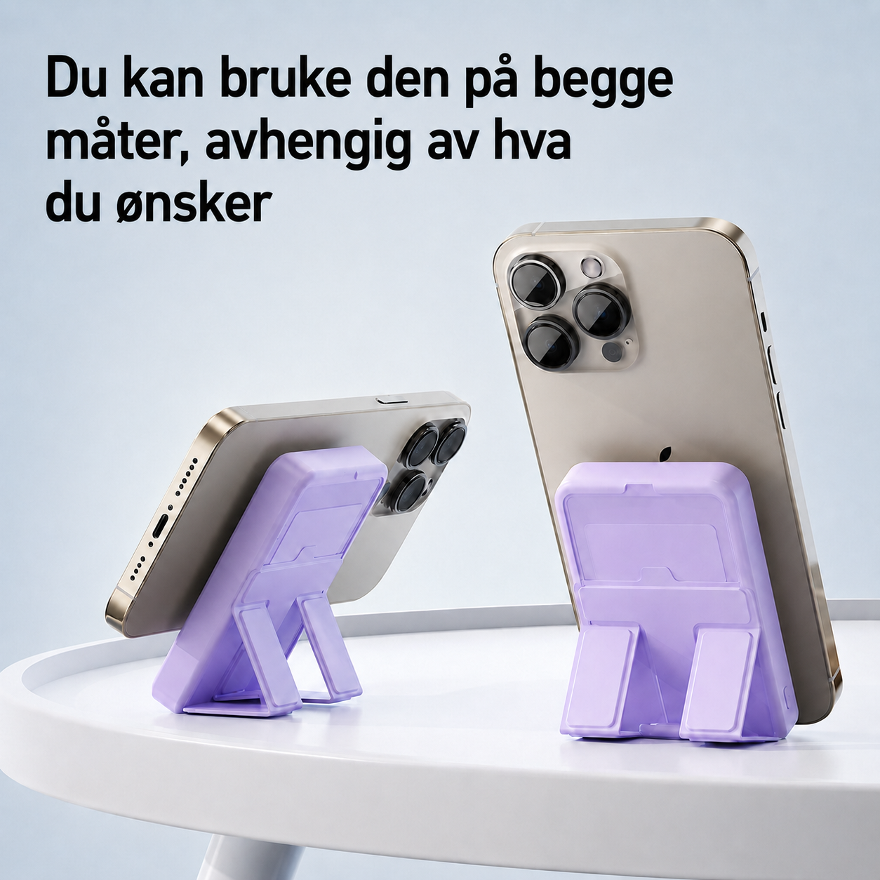 Magnetisk Trådløs Powerbank med Stativ