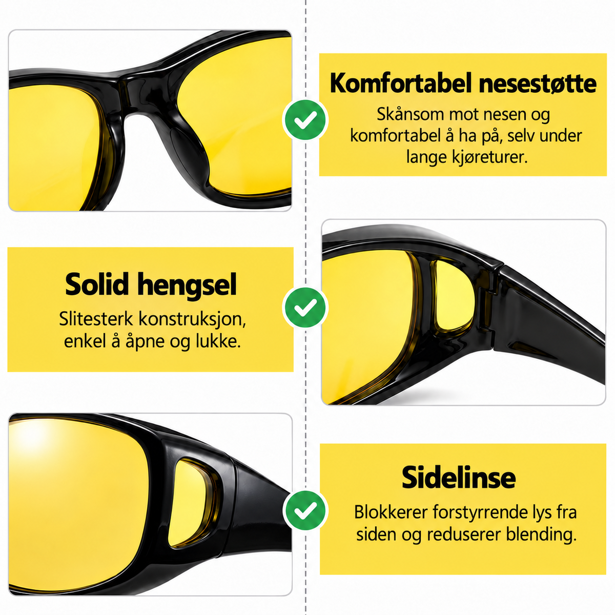 Sun Fit™ Nattbriller for kjøring