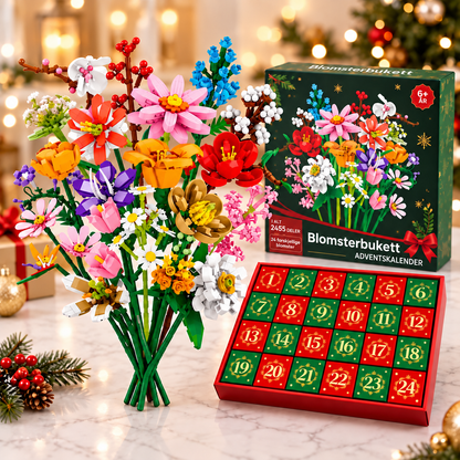 Blomsterbukett Adventskalender – Lag din egen magiske bukett til jul