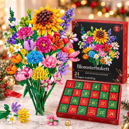 Blomsterbukett Adventskalender – Lag din egen magiske bukett til jul