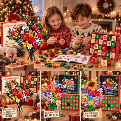 Blomsterbukett Adventskalender – Lag din egen magiske bukett til jul