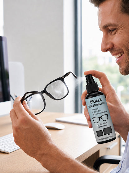 Reparasjonsspray for riper på brilleglass