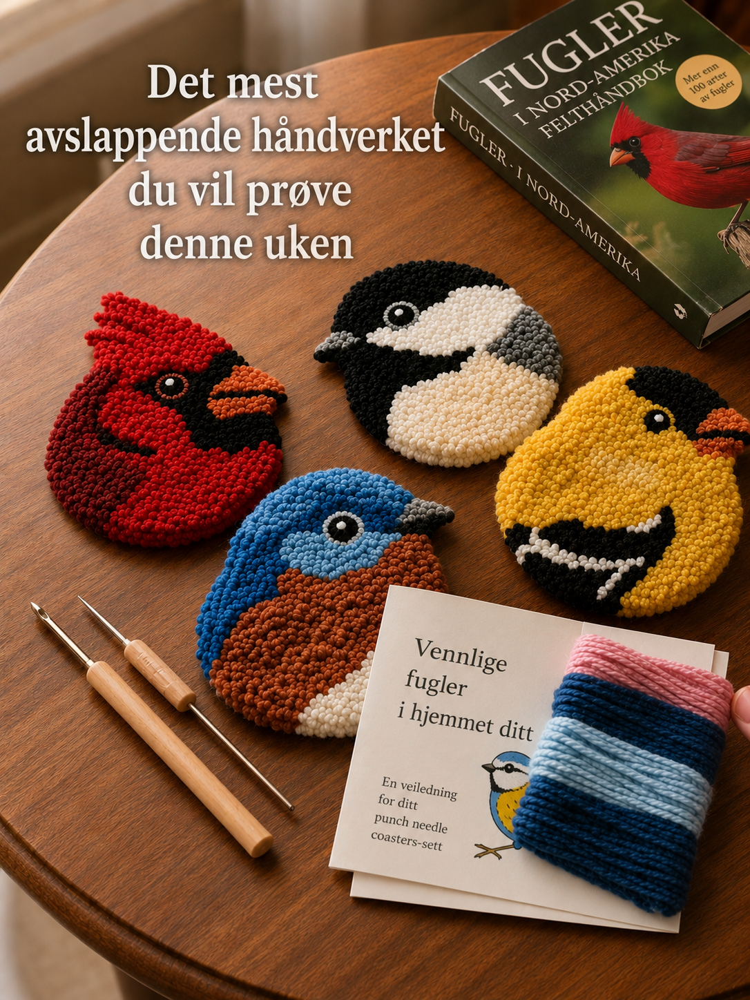 DIY Broderisett for Glassbrikker