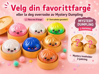 Glitter Dumpling Squishy – den søteste stressballen akkurat nå