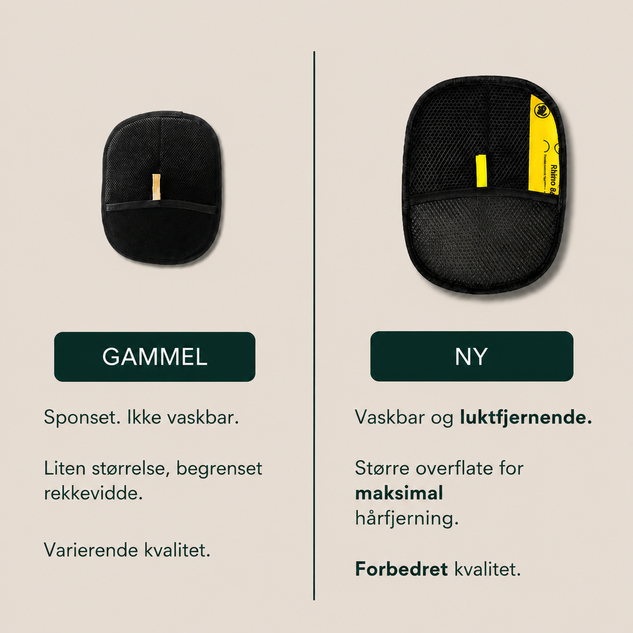 Gjenbrukbar Dyrehårfjerner - Sett med 2