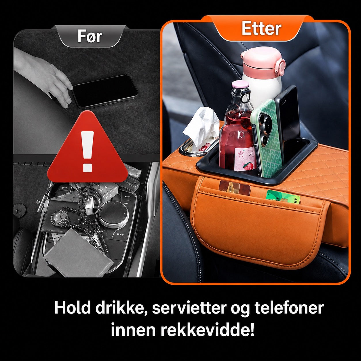Multifunksjonell Armstøtte i Skinn