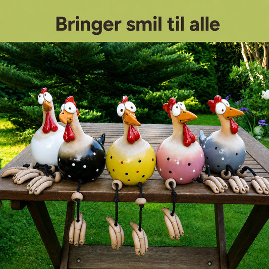 Morsomme hønsedekorasjoner til hagen din