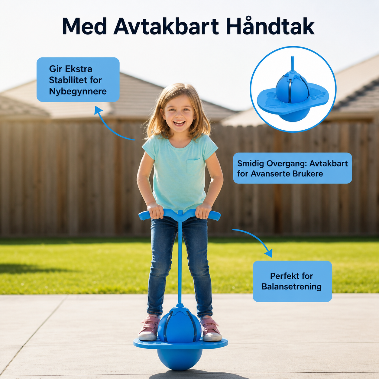 BounceBuddy – Balanseball for lek og bevegelse