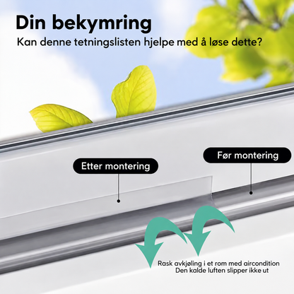 Dørtetning 5M – Holder støv, insekter og lyd ute