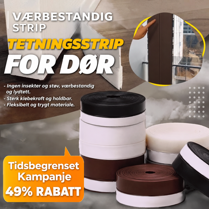 Dørtetning 5M – Holder støv, insekter og lyd ute